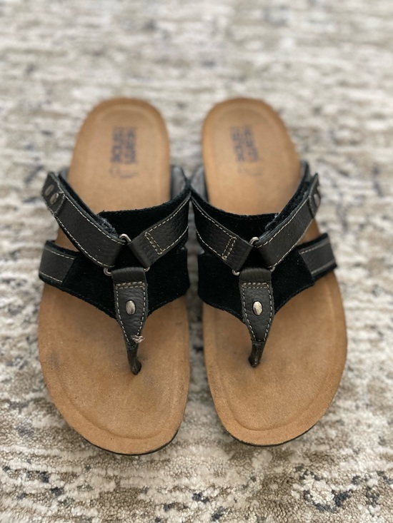 Kalso Shoes - Kalso Earth Shoe Negative Heel Leather Sandals Size 9